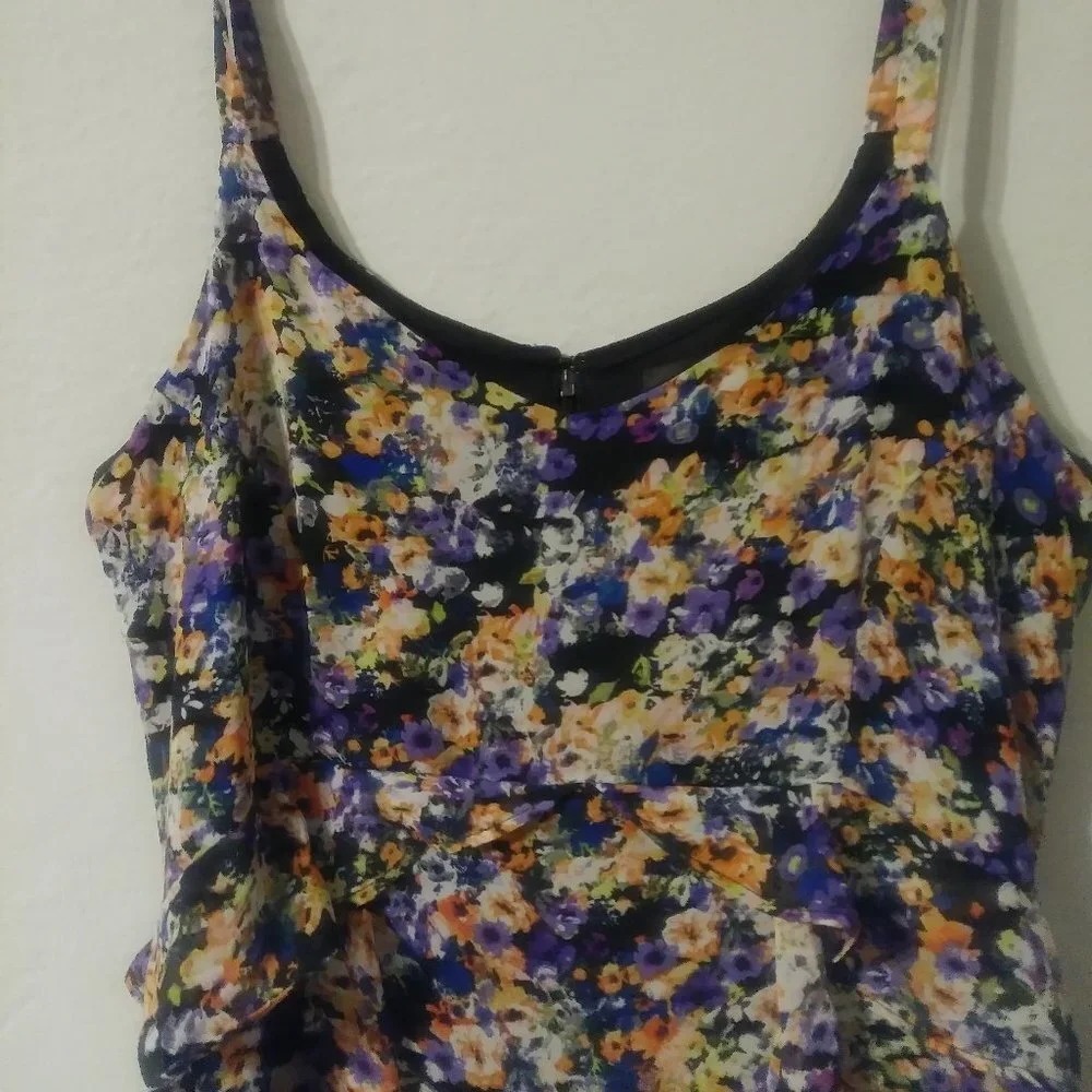 Spencer Jeremy‎  Floral Ruffle Maxi Dress - Picture 5 of 7